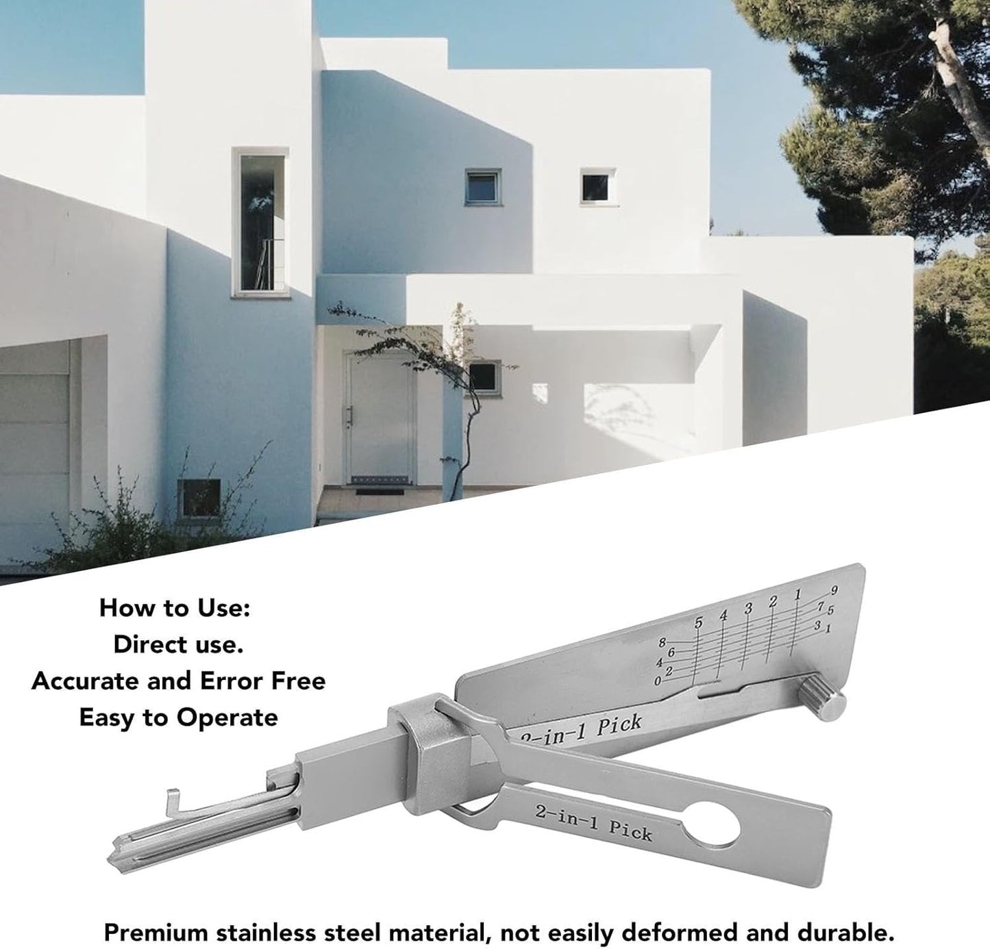 đ QIAWIâ˘-Stainless Steel Master Key Decoder