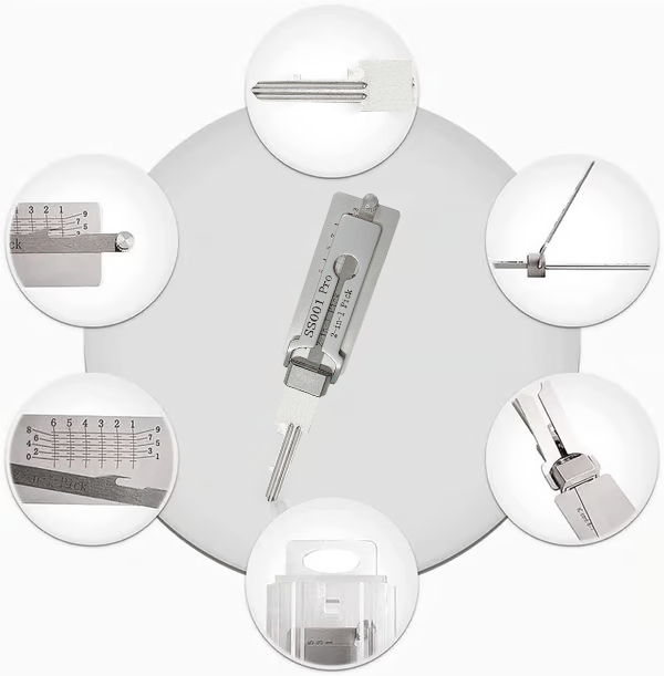 đ QIAWIâ˘-Stainless Steel Master Key Decoder